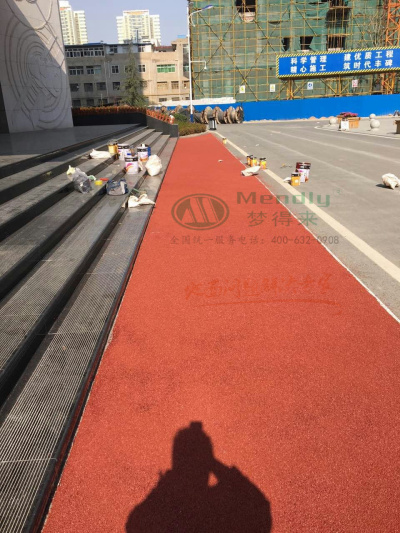 航天五一〇所 玉门彩色路面